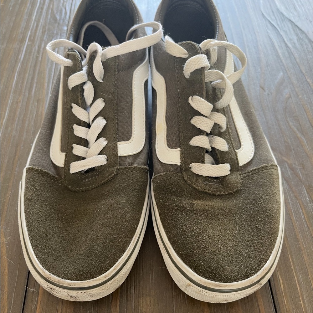 Women’s Vans Olive Green Sneakers